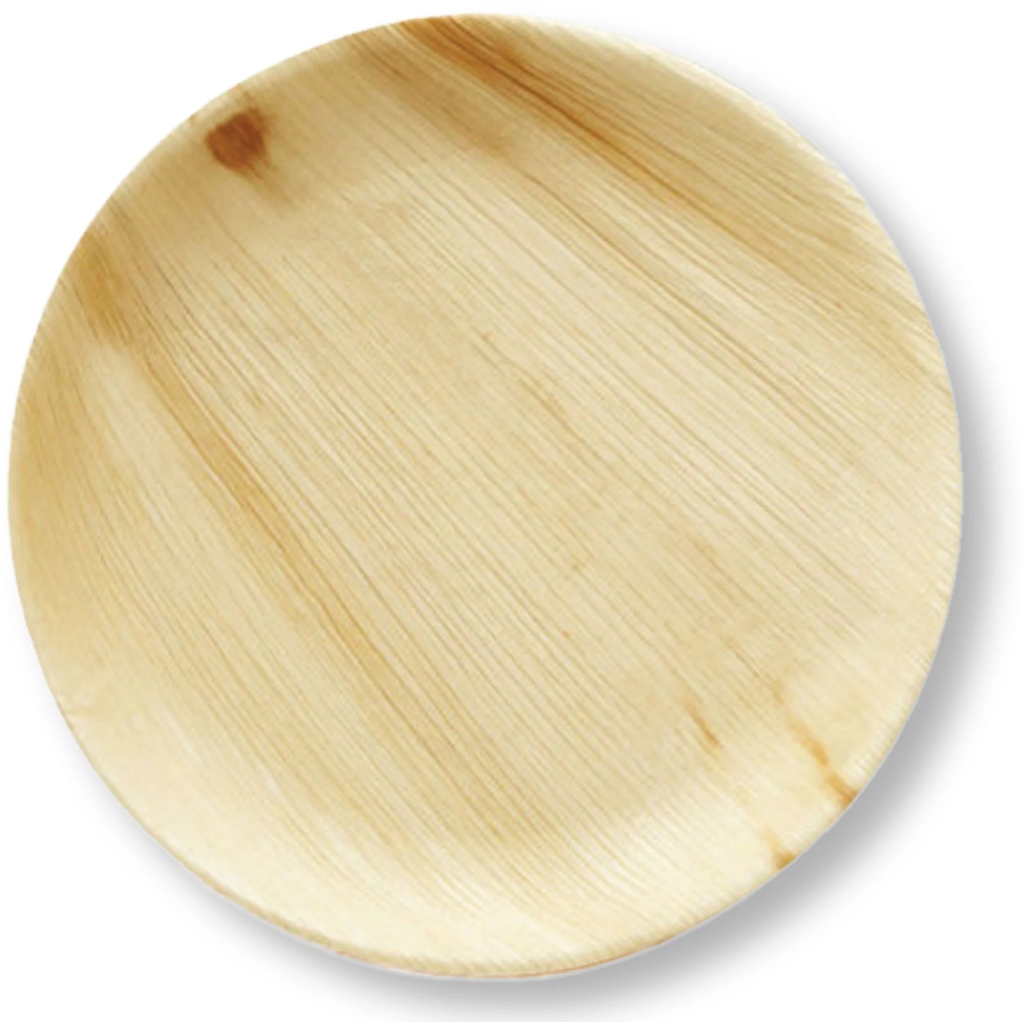 Palm Leaf Round Plate 25cm (25 PACK)