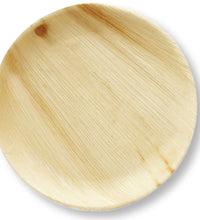 Palm Leaf Round Plate 25cm (25 PACK)