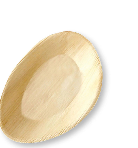 Palm Leaf Oval Dish 12 x 17cm (25 PACK)
