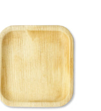 Palm Leaf Square Flat Plate 15cm (10 PACK)