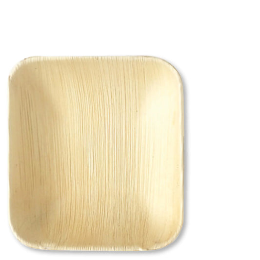 Palm Leaf Square Deep Bowl 15cm (25 PACK)