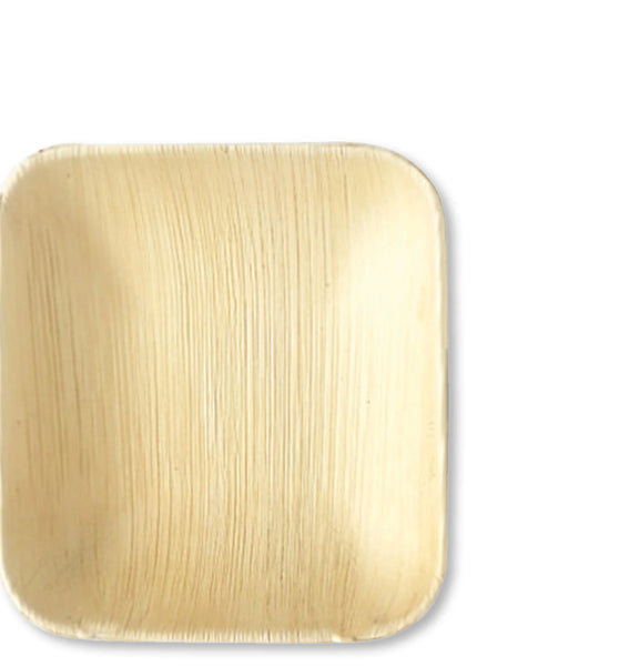 Palm Leaf Square Deep Bowl 15cm (25 PACK)