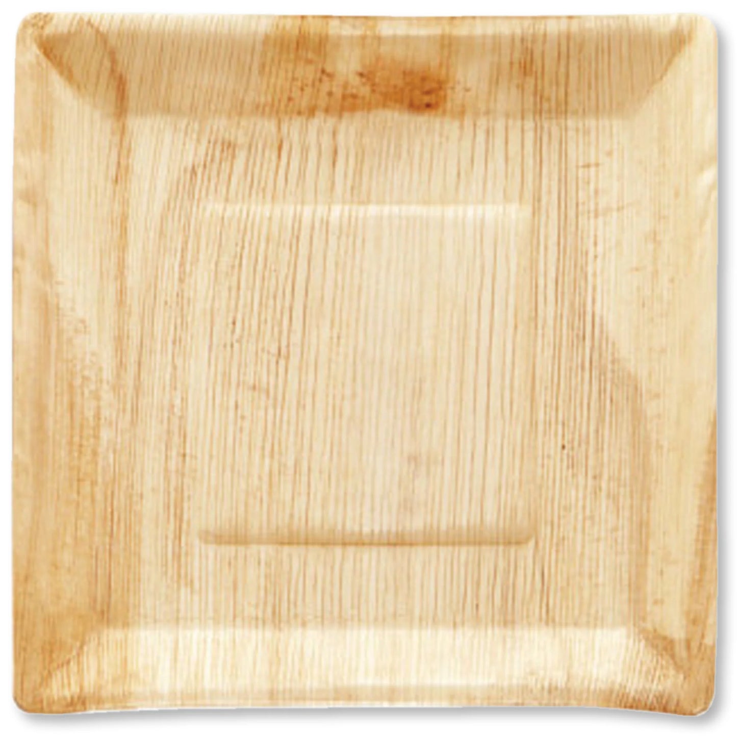 Palm Leaf Square Flat Plate 25cm (10 Pack)