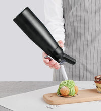 Black Whipped Cream Dispenser 0.5L (Aluminium) - Kiwi Catering Supplies